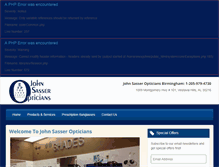 Tablet Screenshot of johnsasseropticians.com